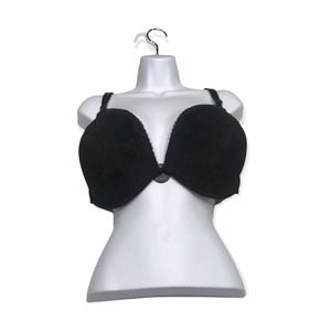 Smart & Sexy Bra 44DD Black Lace Shapes & Smooths Underwire Black NWOT